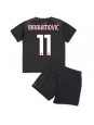 AC Milan Zlatan Ibrahimovic #11 Heimtrikotsatz für Kinder 2022-23 Kurzarm (+ Kurze Hosen)